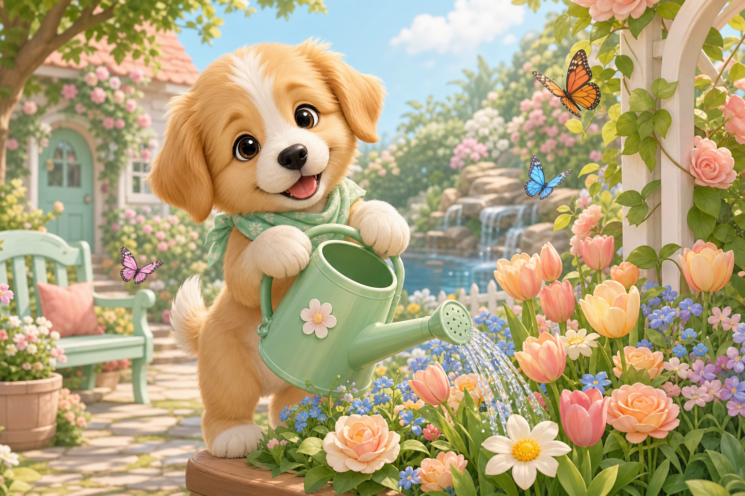 Cozy Puppy Garden