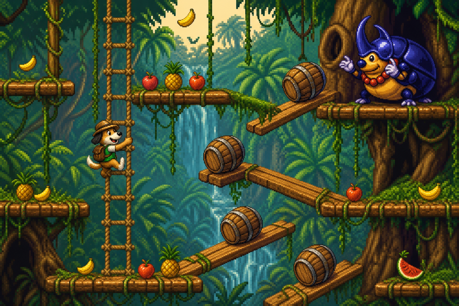 Jungle Barrel Climb