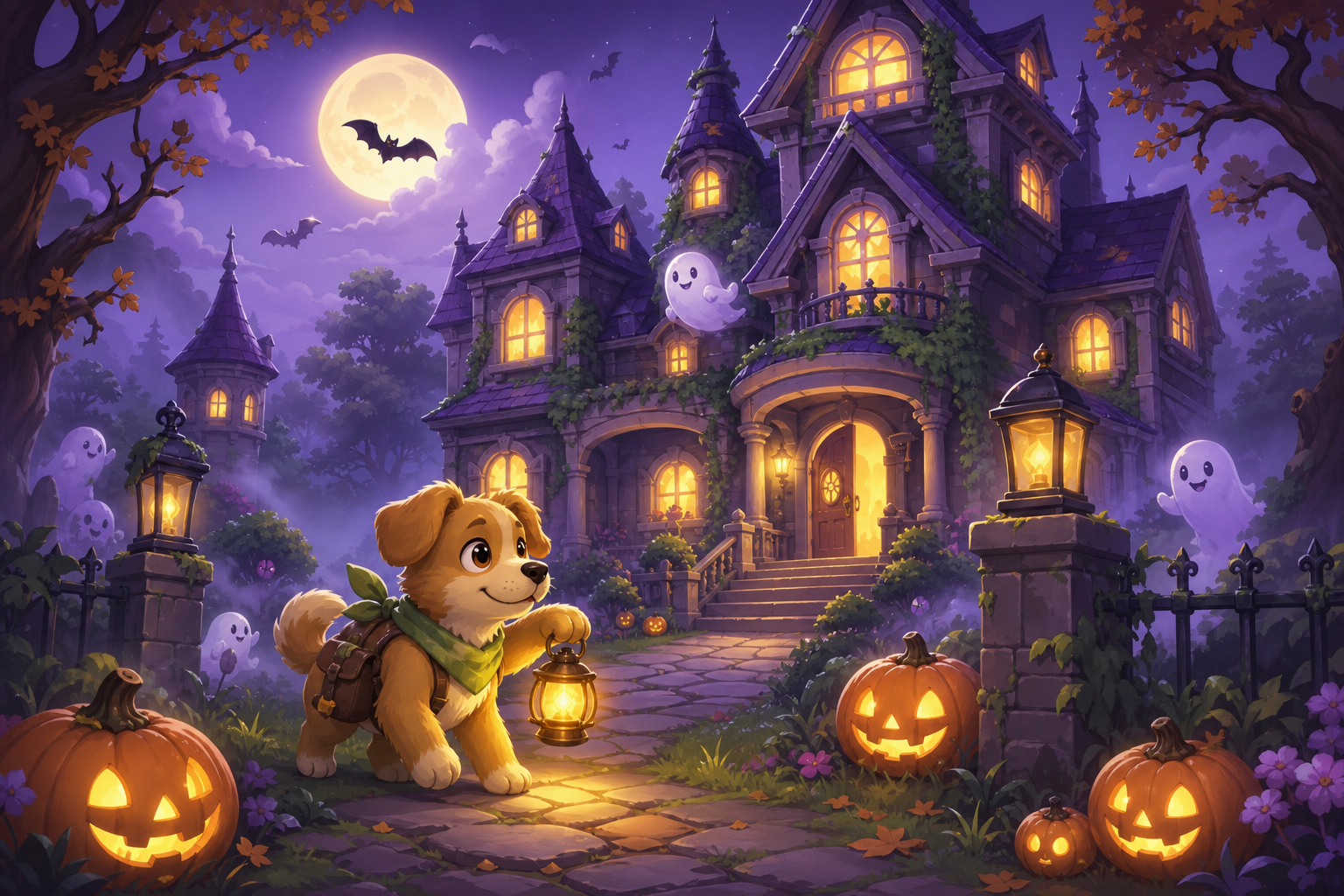 Spooky Cute Dog House